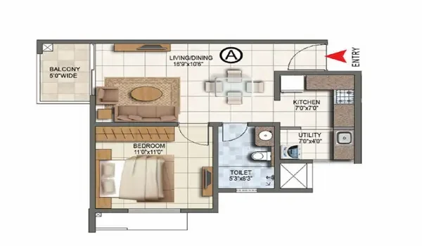 Featured Image of 3 Bhk Apartment Floor Plan